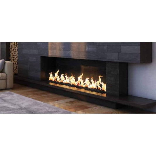Mason-Lite 36" Linear Gas Fireplace With Burner Through