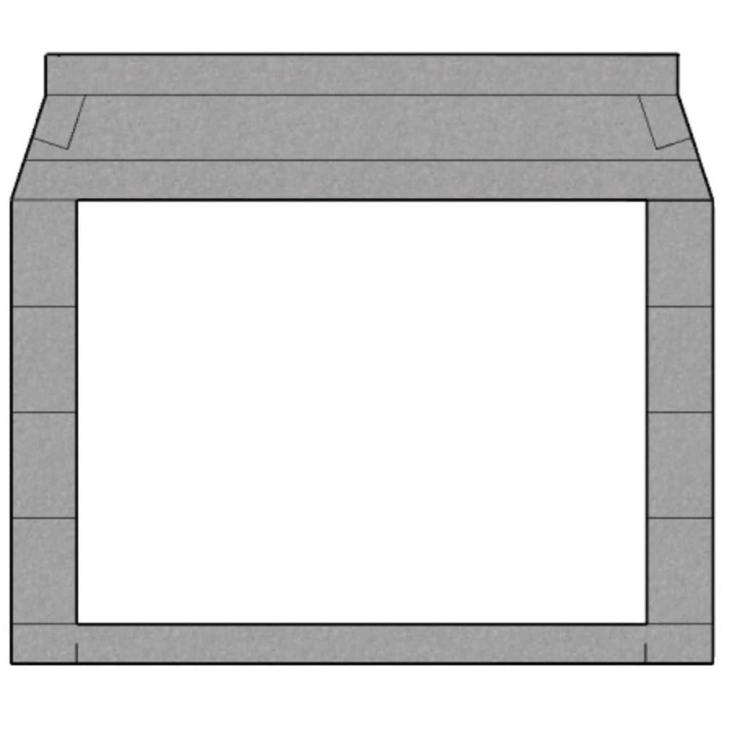 Mason-Lite 43" Vent Free See-Thru Firebox Kit