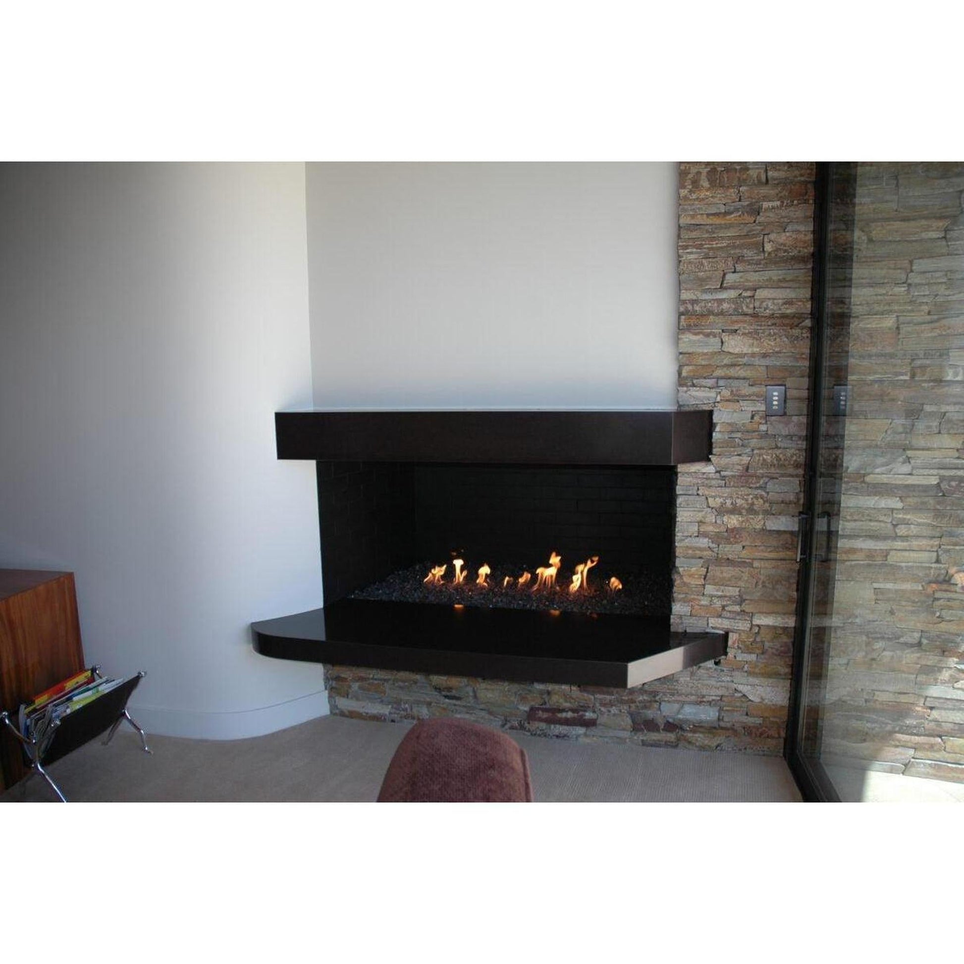 Mason-Lite 48" Linear Gas Fireplace (No Trough) - 12" B-Vent