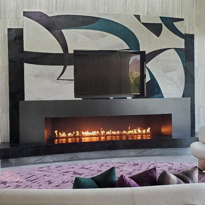 Mason-Lite 60" Linear Gas Fireplace - 12" B-Vent