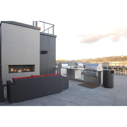 Mason-Lite 60" Linear Gas Fireplace (No Trough)- 12" B-Vent