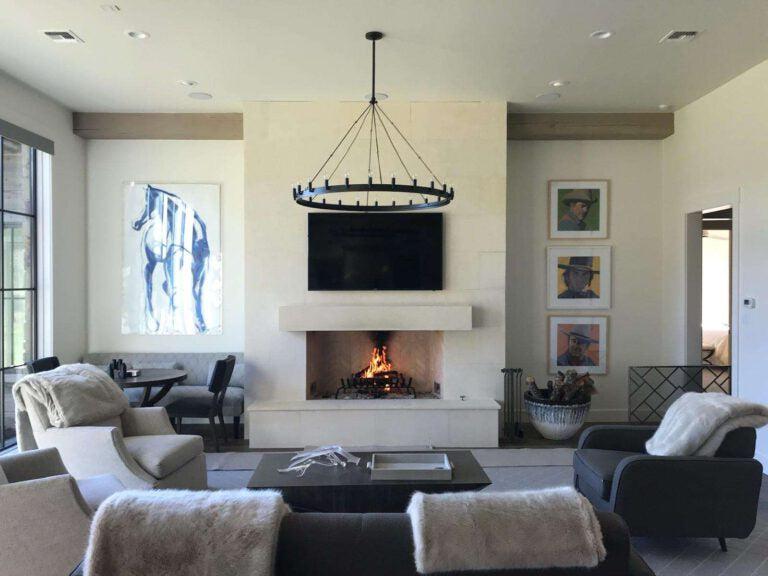 Mason-Lite Regal 84" Pre-Cast Masonry Class A Vented Indoor/Outdoor Wood-Burning Firebox Kit