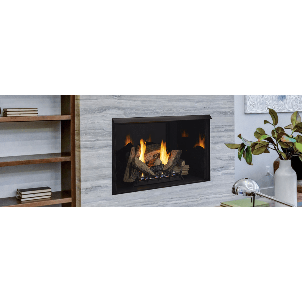 Monessen 42" Attribute Universal Circulating Vent Free Firebox with Radiant Face and Multitonal Brown/Gray Reversible Interior Panels