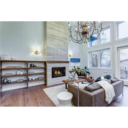 Monessen Attribute 42" Universal Circulating Vent Free Firebox With Radiant Face and Multitonal Brown Reversible Interior Panels
