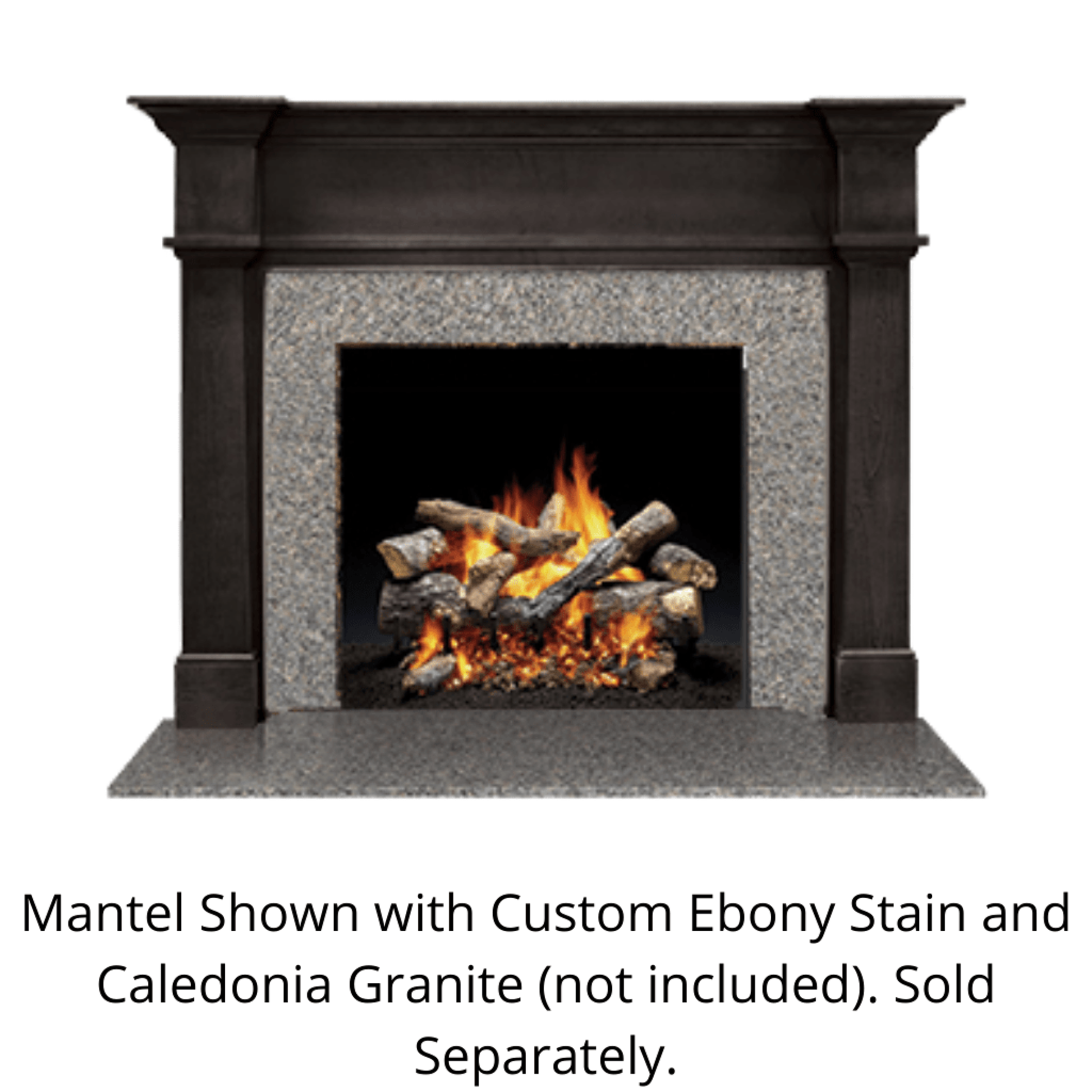 Monessen Design Series Bellevue C 53" Maple Unfinished Flush Wood Mantel
