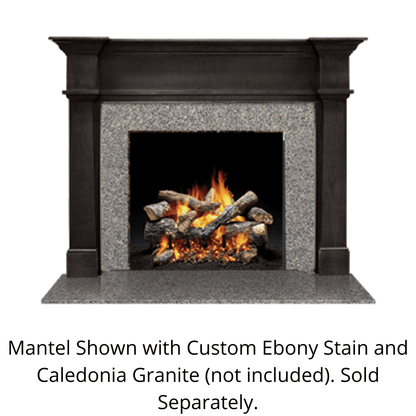 Monessen Design Series Bellevue C 53" Maple Unfinished Flush Wood Mantel