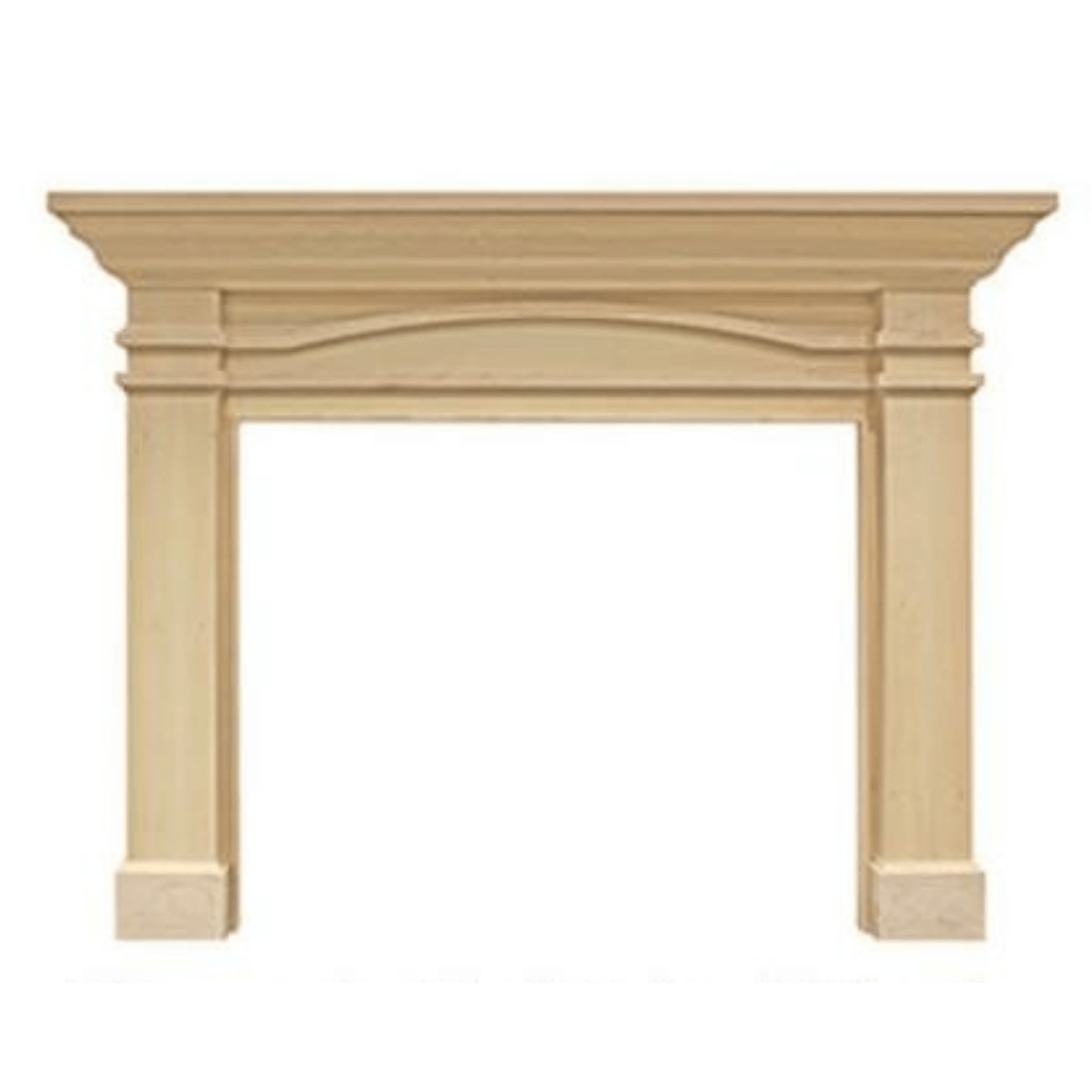 Monessen Design Series Portico C 53" Primed MDF Flush Wood Mantel