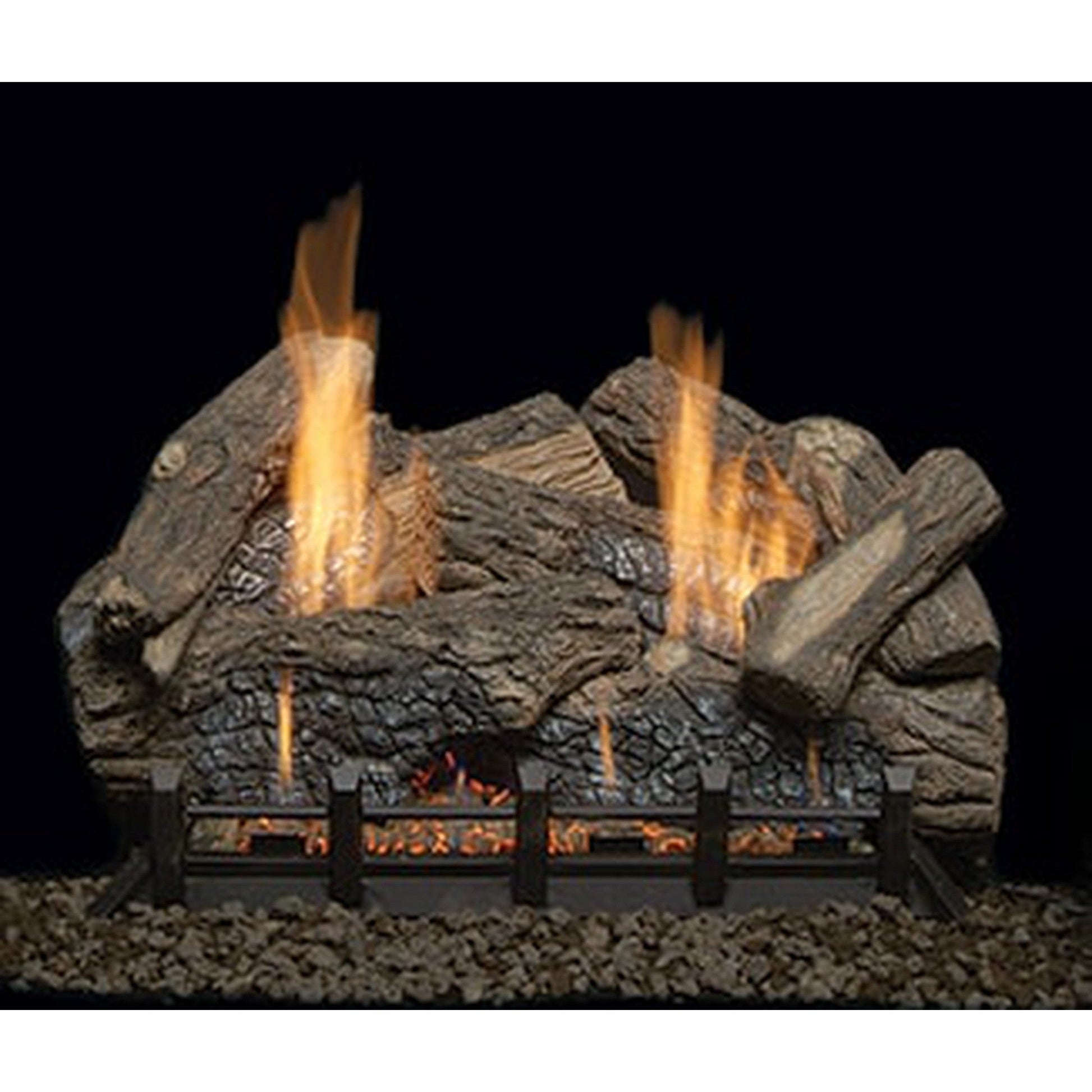 Monessen Highland Oak 30" Refractory Gas Log Set