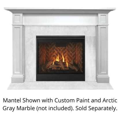 Monessen Signature Series Acadia C 53" Maple Unfinished Flush Wood Mantel
