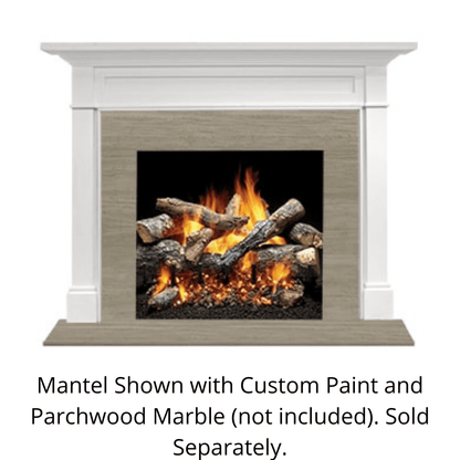 Monessen Signature Series Roxborough C 53" Maple Unfinished Flush Wood Mantel