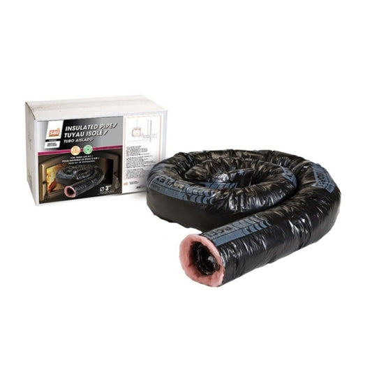 Osburn 3" x 120" Insulated Flex Pipe for Fresh Air Intake Kit