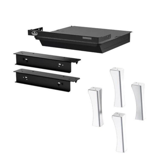 Osburn Brushed Nickel Cast Iron Straight Legs With Ash Drawer for 3300 Wood Stove