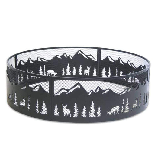 Pilgrim Nature 36" High-Temp Black Fire Ring