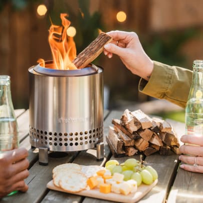 Solo Stove Mesa XL Gunmetal Metallic Stainless Steel Table Top Fire Pit
