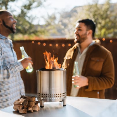 Solo Stove Mesa XL Gunmetal Metallic Stainless Steel Table Top Fire Pit