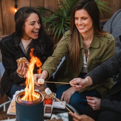 Solo Stove Mesa XL Gunmetal Metallic Stainless Steel Table Top Fire Pit