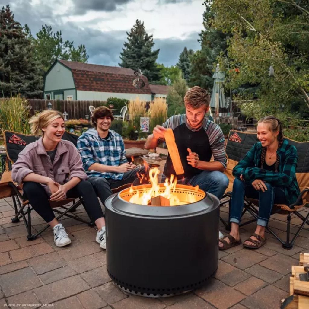 Solo Stove Yukon Gunmetal Metallic Stainless Steel With Stand 2.0