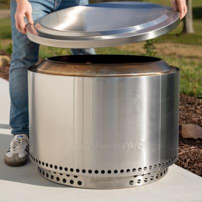 Solo Stove Yukon Stainless Steel Firepit Essential Bundle 2.0