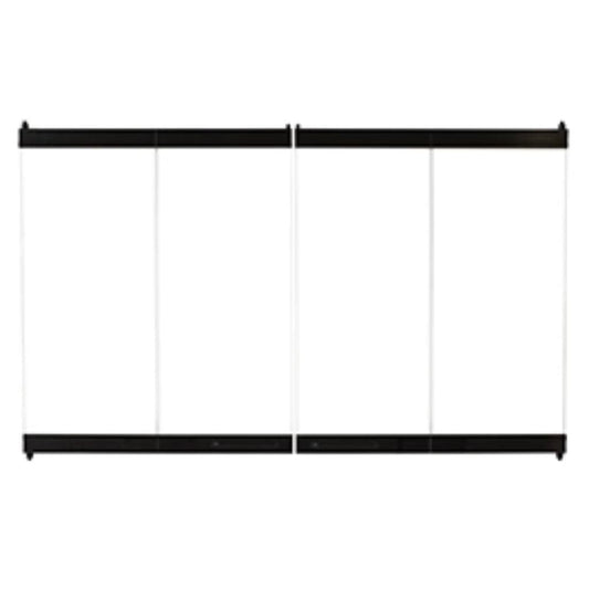 Superior BDB36 36" Black Standard Bi-Fold Glass Door for WRT2036 and WCT2036 Wood Burning Fireplaces