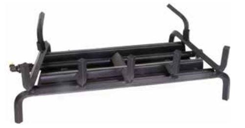 Superior Dual-Burner 36" Outdoor Vented Natural Gas Log Burner With Match Lit Ignition