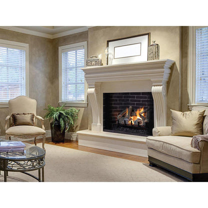 Superior Dual-Burner Series Ozark Charred Oak 24" 8-Piece Vented Gas Log Set