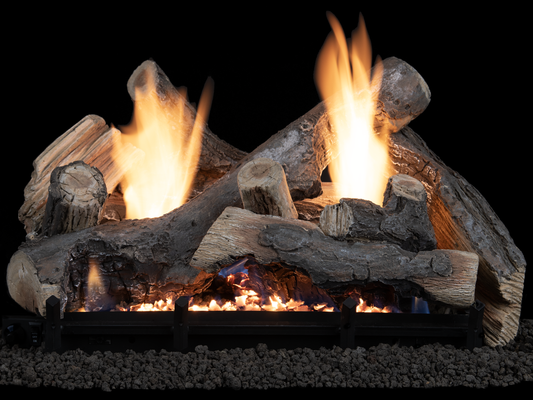Superior Nature-Flame Series Silverstone Timber 30" High Definition Vent-Free Gas Log Set