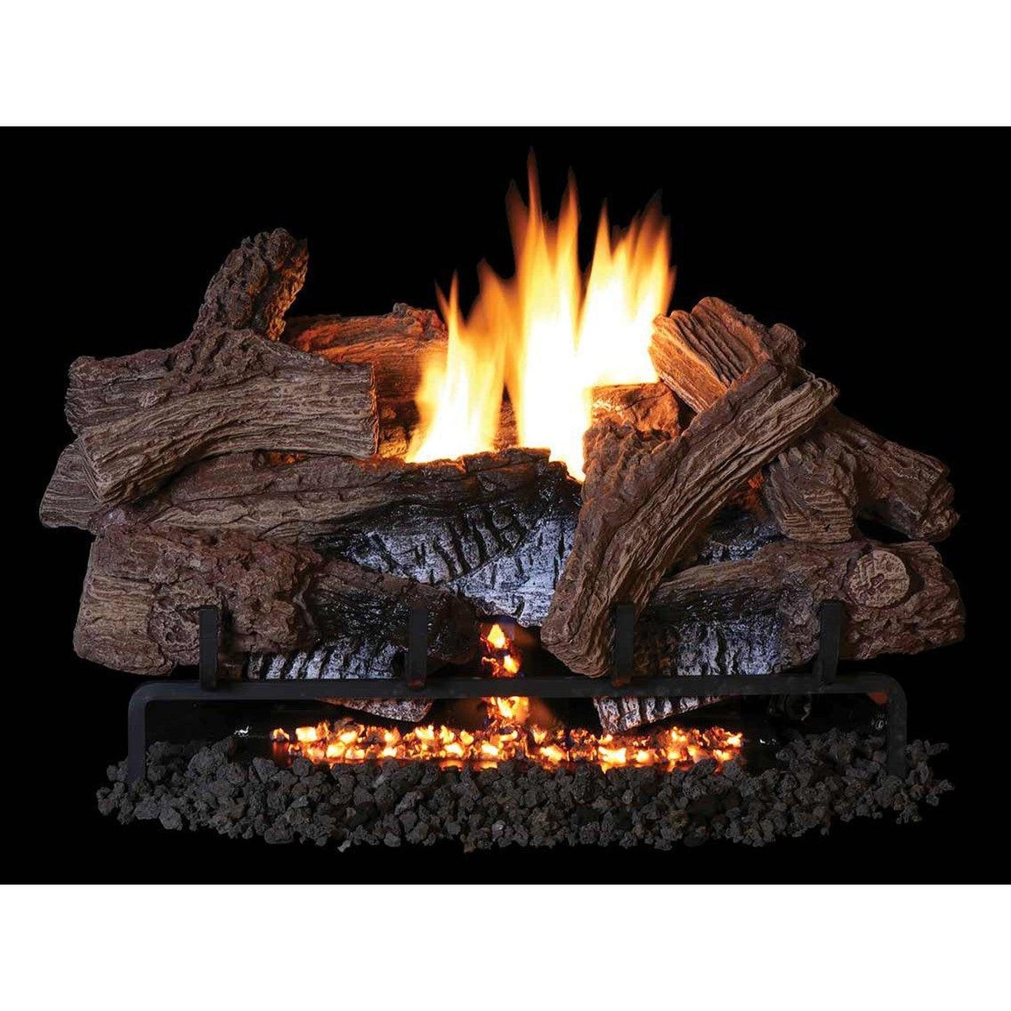 Superior Triple-Flame Series Wild Timber 24" Ceramic Fiber Vent-Free Gas Log Set