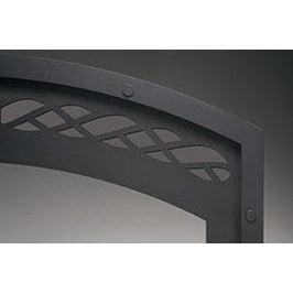 Superior WCT6940-FAC-BLK Black Smooth Steel Facade for WCT6940 Wood Burning Fireplace