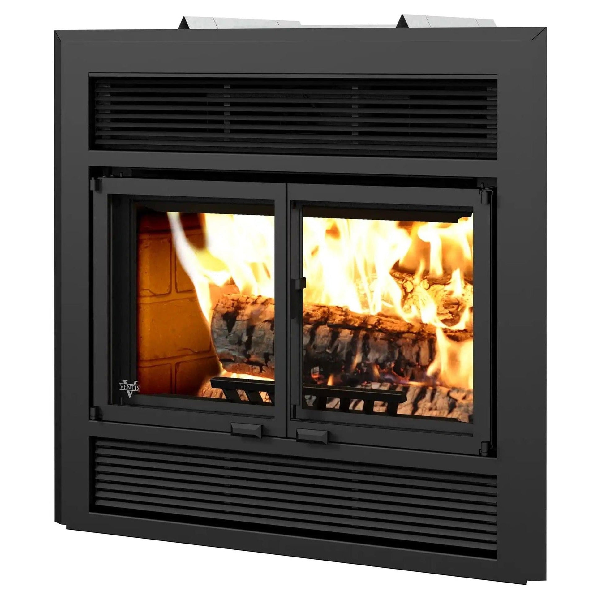 Ventis ME150 40" Black Direct Vent Wood Burning Fireplace