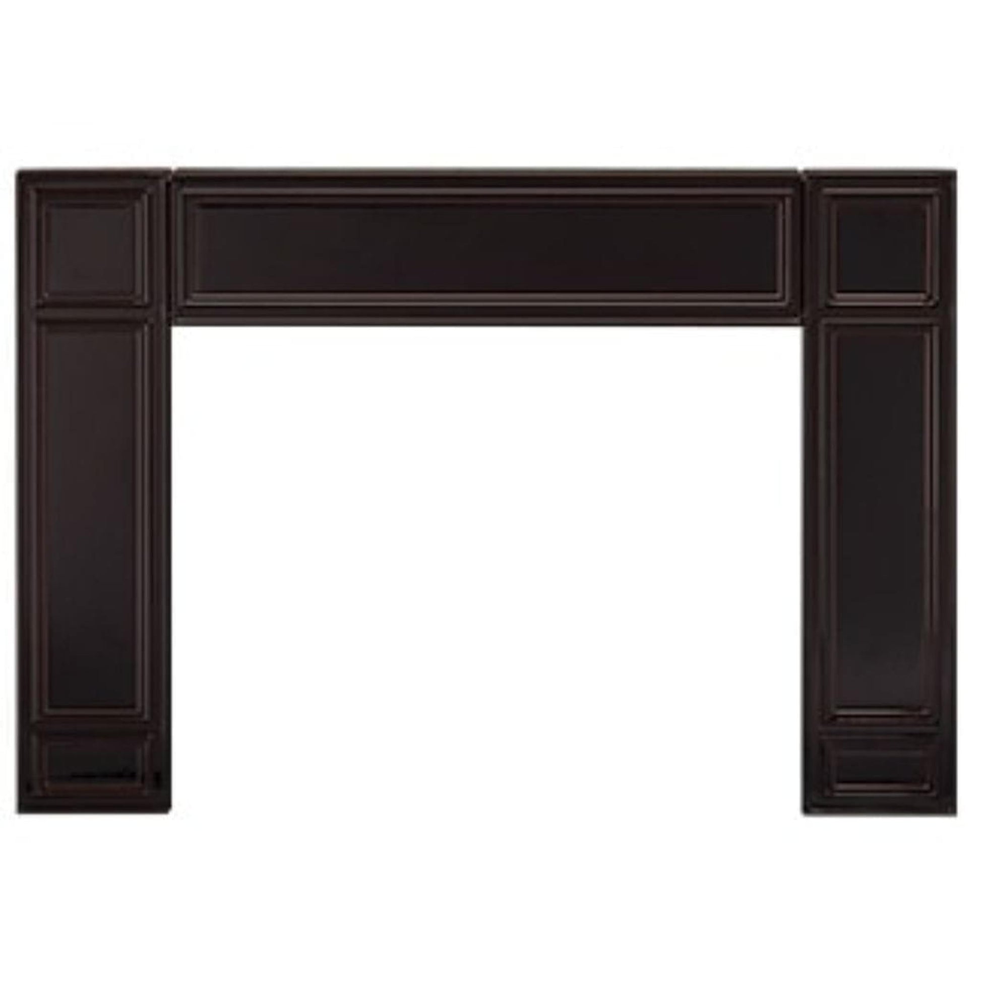 Vermont Castings Mead II Majolica Brown Cast Iron Surround